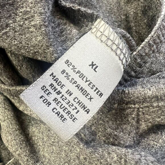 J for Justify Sleeveless Heather Gray Drawstring Waist Jumpsuit Womens Size XL - Picture 7 of 9